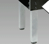 Gambe in metallo verniciate